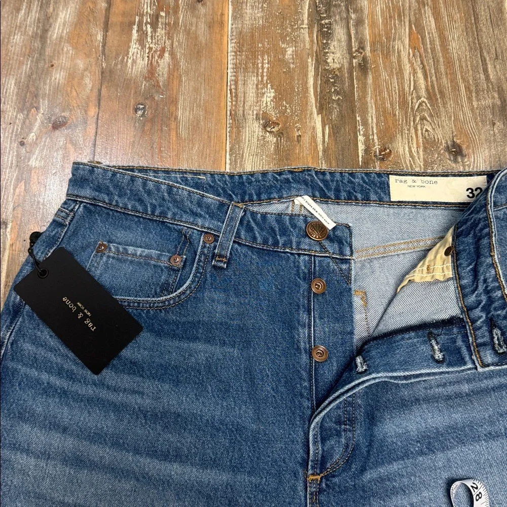rag & bone High Rise Blue Jeans - Picture 5 of 7
